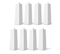 Eighosee Aluminum Siding Corners Smooth Siding Aluminum Corner Trim 8 Metal Nails White 8 Pcs