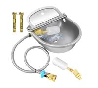 Eighosee Automatic Animal Drinking Water Bowl Livestock Farm Water Trough Dispenser Animal Utensils