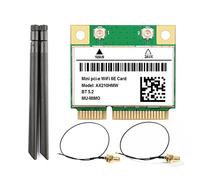 Eighosee AX210 5374M WIFI 6E 5G Gigabit Wireless Network Card MINI PCIE 5.2 Bluetooth Network Card Module with 8DB Antenna