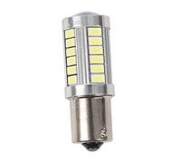 Eighosee BA15S 12V White LED Sidelight Indicator Car Light Bulb 1156 P21W Silver 33-LED