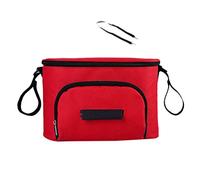 Eighosee Baby Stroller Bag Baby Bottle Bag Diaper Bag Organizer Baby Carriage Pram Cart Hanging Bag Baby Car Accessoris Red