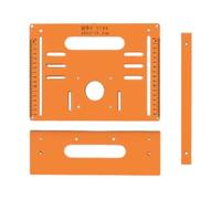 Eighosee Bakelite Guide Plate Saw Base Woodworking Bench Accessory Circular Saw Guide Rail Bottom Plate Adjustable Saw Base for Adjustable Saw Guide Rail Bottom Plate
