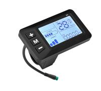 Eighosee Bike 5-Pin LCD Speedometer Waterproof Display Multi Voltage 24V/36V/48V for Electric Scooter Accelerator