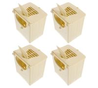 Eighosee Bird Box Hatch Nest Plastic Hut Can Hang Bird Home Balcony Decoration Bird Nest