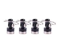 Eighosee Black Metal Magnetic Car Shell Pillar RC Car Shell Mounting Pillar for 1/10 Axial SCX10 TRX4 D90 Redcat