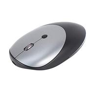 Eighosee Bluetooth 5.0 + 3.0 + 2.4G Wireless Mouse Aluminum Alloy Charging Ultra-Thin -Mode Wireless Mute Mouse for PC Laptop(Black)