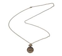 Eighosee Bronze 3 Horse Quartz Pocket Watch Necklace