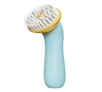 Eighosee Brush withShampoo Dispenser Soft Silicone Rubber Bristles Handheld Massage Tool forDogs andCats