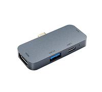 Eighosee C to Adapter 4 in 1 Type C to Audio 60W Fast Charging USB Port Converter 4K HDTV Hub