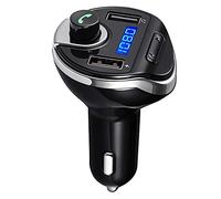Eighosee Car Bluetooth 4.2 Fm Transmitter T20 Car Kit Handsfree Receiver Audio Music Lcd Mp3 Player Dual USB Car Charger