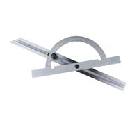 Eighosee Carbon Steel Protractor 10-170 Degrees Ruler Adjustable Angles Protractor Woodworking Ruler Angles Measure Tool