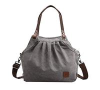 Eighosee Casual Canvas Tote Bag Fashion Canvas Messenger Bag Retro Shoulder Bag Ladies Big Bag