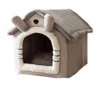 Eighosee Cat/Dog Bed Removableand Washable Foldable Pet Sleepping Bed Cat House Kennel for Dog House Indoor Cat Nest M