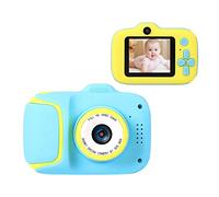 Eighosee Children Camera 2000W Double Shot Photo Camera LCD Screen Display Children Game Study Camera Blue