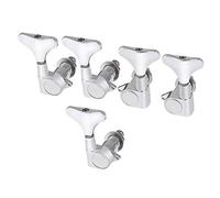 Eighosee Chrome Guitar Sealed Tuners Tuning Pegs Machine Heads 3R2L for 4 String