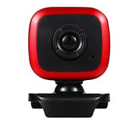 Eighosee Computer Camera, USB2.0 Free Drive Desktop Notebook Video with Microphone Microphone Live Webcam(Red)