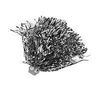 Eighosee Costume Sports Cheerleader Favors Flower Ball Poms Hot New Silver