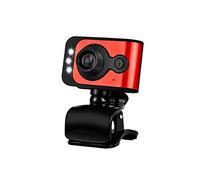 Eighosee Dedicated TV LED Light Web Camera USB HD Camera (Red Black)
