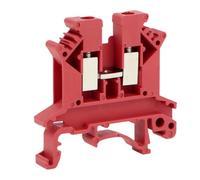 Eighosee DIN Rail UK2.5B Square Universal Screw Connector 100 Pcs Terminal Block Clamp Connector