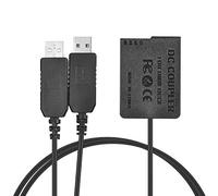 Eighosee DMW-DCC8 DC Coupler USB Power Adapter Camera Charger Kit for -FZ200 -FZ1000 -GH2 -G5 -G6 -G7