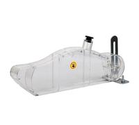 Eighosee Electric Circular Saw Dust Plastic Guard Transparent Shell Protective Cover Table Saw Clear Safety Support for 4-10 Inch
