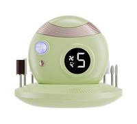 Eighosee Electric Nails Cutter Nails Trimmer Nails Light Automatic Nails Cutter Nails File Fingernail Cutter for Seniors Green