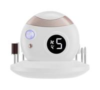 Eighosee Electric Nails Cutter Nails Trimmer Nails Light Automatic Nails Cutter Nails File Fingernail Cutter for Seniors White