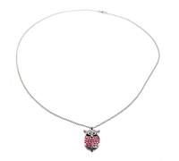 Eighosee Fashion Vintage Pendants Long Chain Necklace Watch Pink