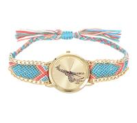 Eighosee Female Giraffe Pattern Weave Bracelet Watch #3