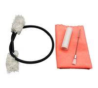 Eighosee Flute Cleaning Maintenance Kit Clarinet Cleaning Rod Brush Black Tube Inner Cavity Cleaning Brush