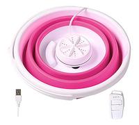 Eighosee Folding Laundry Tub Basin Portable USB Mini Washing Machine, Automatic Clothes Washing Bucket Camping 5V