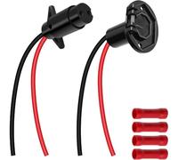 Eighosee For Electric Boat Motor Trolling Motor Plug 12v/8 Gauge/2 Wire Quick Connector for Electrical Socket