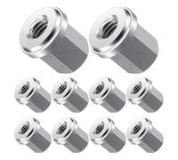 Eighosee for Standard 3/8" for Battery Stud Nut 10 Pcs 3/8" Battery Stainless Steel Closed Nut