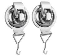 Eighosee Free Suction Cup Hook, Vacuum Sticky Hook Glass Wall-Mounted, Traceless Suction Cup