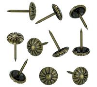 Eighosee Furniture Nails for Interior Decoration Furniture Decorative Nails Daisy Upholstery Nails Antique Brass 300PCS