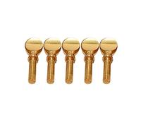 Eighosee Gold Copper Clarinet Saxophone Sax Neck Tightening Screws Soprano Tenor Woodwind Instrument Parts Pack of 5