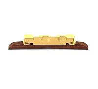Eighosee Guitar Bridge Metal & Wood Rosewood Bridge Floating for Archtop Jazz Guitar Musical Instrument