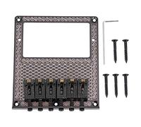 Eighosee Guitar Bridge Saddle Guitar Bridge Humbucker Slot for TL Electric Guitars.(Black Edge)
