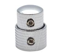 Eighosee Guitar Knobs Aluminum for Electric Guitar Screw Type Silver