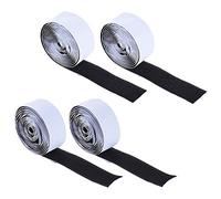 Eighosee Guitar Pedalboard Pedal Mounting Tape Fastener Length 2M Width 3CM for Guitar Pedal Board 4-Pack (2 + 2 Loop)