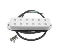 Eighosee Guitar Pickup Low Noise High Output Dual Coil Single Guitar Pickup Guitar Parts White