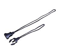 Eighosee Guitar Strap Holder Button Safe for Electric Acoustic Classical Guitar Accessories Black