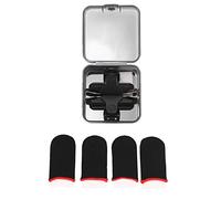 Eighosee Handle Game Controller,Physical Keys Gaming Finger Sets for Joystick Metal Mobile Game Artifact