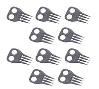 Eighosee Horse Braiding Comb Horse Braiding Tool Horse Cleaning Horse Care for Outdoor Riding Tool 10PCS