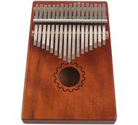 Eighosee Kalimba Thumb Piano 17 With Mahogany Wooden With Bag, Hammer And Music Book, Perfect For Music Lover, Beginners, Children
