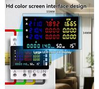 Eighosee KWS-306L Power Meter RS485 Version AC Energy Power Voltmeter Voltage Protector Switch Current Voltage Monitor