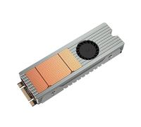 Eighosee M.2 NVME SSD Heatsink Cooler Built in High Speed Fan Hard Drive Radiator 2280 SSD Heat Sink Active Cooling Thermal