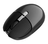 Eighosee M106 1200DPI Bluetooth Wireless 2.4G Chargeable Optical Mouse Silent for Laptop Black