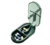 Eighosee Medicine Cutter Household Pill Mini Storage Box One-to-Two Pill Cutter Artifact Medicine Divider Portable Medicine Box