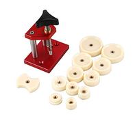 Eighosee Micropress Watch Case Press Micropress Medium Heavy Duty Watch Case Pressing Tool with 12 Nylon Dies for Watch Repair